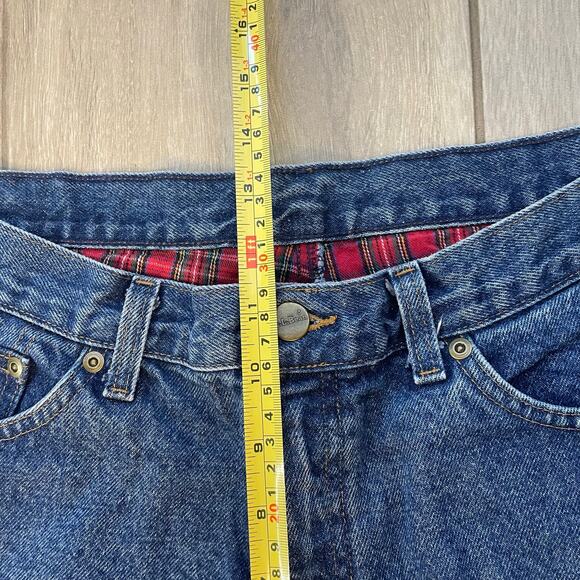 L.L. Bean Double L Relaxed Fit High Rise Jeans Women’s 14 Blue Straight Denim - Picture 5 of 11